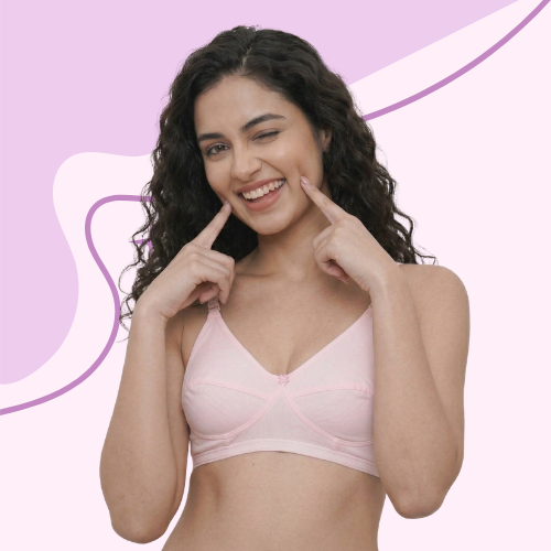Cotton-Rich Non-Padded Full Coverage Everyday Bra for Women