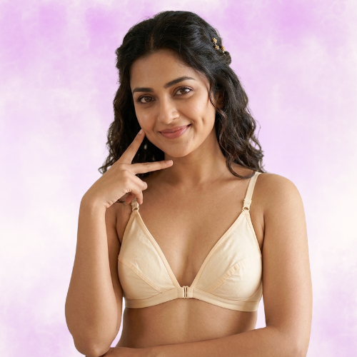 Cotton-Rich Non-Padded Full Coverage Everyday Bra for Women