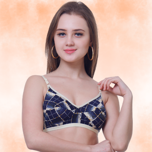 Cotton-Rich Non-Padded Full Coverage Everyday Bra for Women