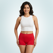 Cotton-Rich Mid-Waist Boyshort For Women