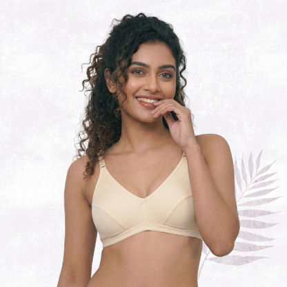 Cotton-Rich Non-Padded Full Coverage Everyday Bra for Women