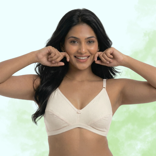 Cotton-Rich Non-Padded Full Coverage Everyday Bra for Women