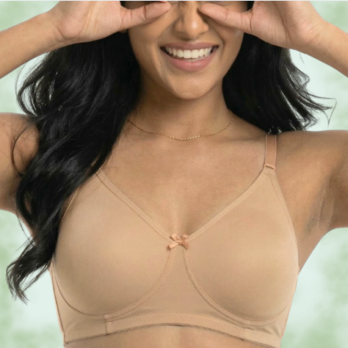 Premium Lycra Solid Full Coverage T-Shirt Bra for Women