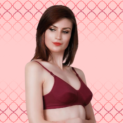 Cotton-Rich Lightly Padded Bra For Women