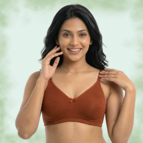 Premium Lycra Solid Full Coverage T-Shirt Bra for Women