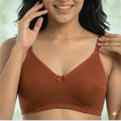 Premium Lycra Solid Full Coverage T-Shirt Bra for Women