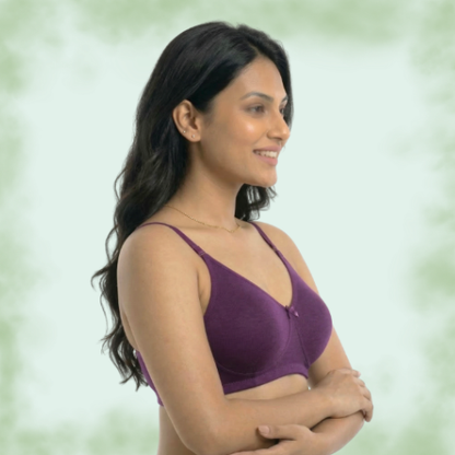 Premium Lycra Solid Full Coverage T-Shirt Bra for Women