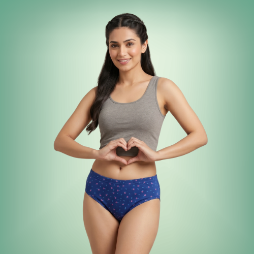 Cotton-Rich Mid-Waist Printed Hipster Panty For Women (Pack of 3)