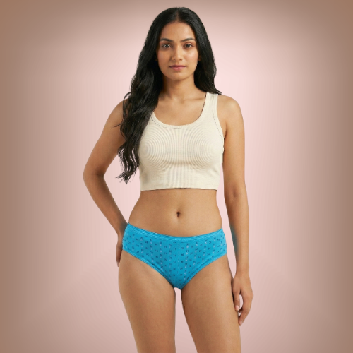 Cotton-Rich Mid-Waist Printed Hipster Panty for Women (Pack of 3)