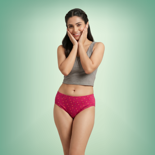 Cotton-Rich Mid-Waist Printed Hipster Panty For Women (Pack of 3)