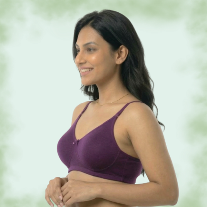 Premium Lycra Solid Full Coverage T-Shirt Bra for Women