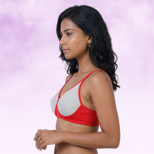 Cotton-Rich Non-Padded Full Coverage Everyday Bra for Women