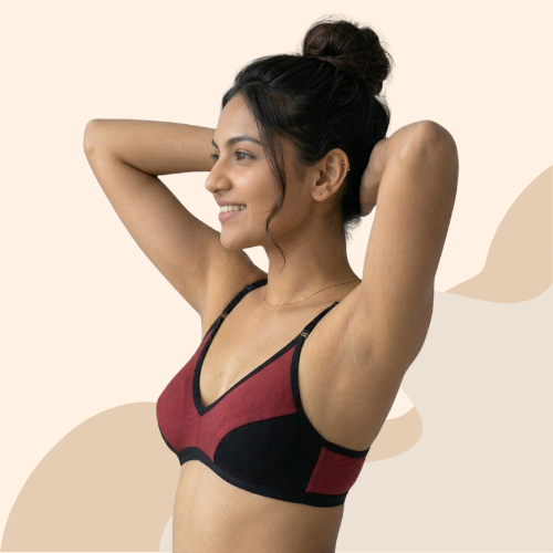 Cotton-Rich Non-Padded Full Coverage Everyday Bra for Women
