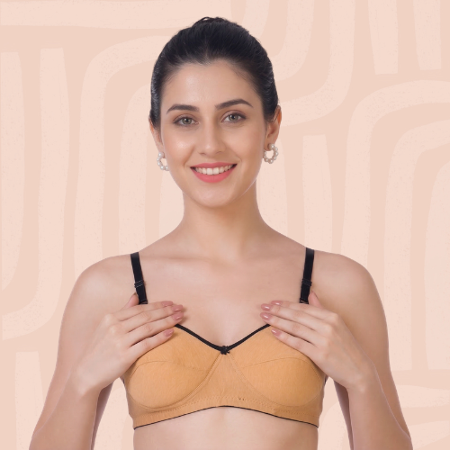 Cotton-Rich Lightly Padded Bra For Women