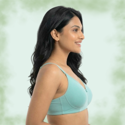 Premium Lycra Solid Full Coverage T-Shirt Bra for Women