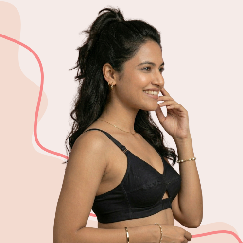 Cotton-Rich Non-Padded Full Coverage Everyday Bra for Women