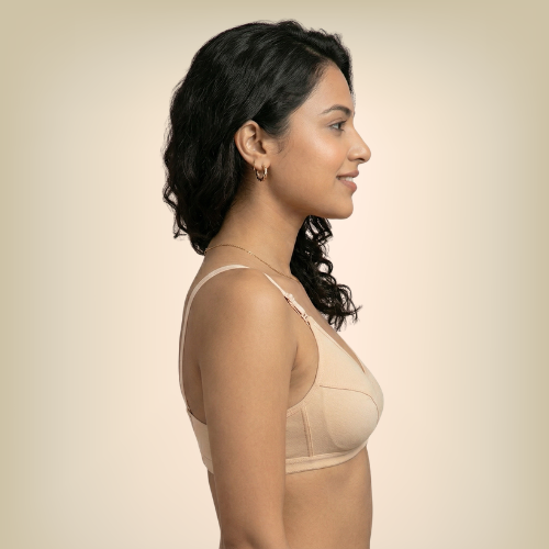 Cotton-Rich Non-Padded Full Coverage Everyday Bra for Women
