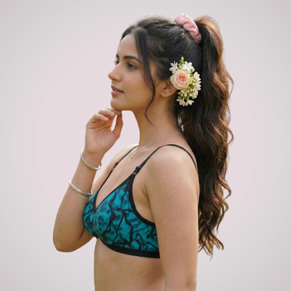Cotton-Rich Non-Padded Full Coverage Everyday Bra for Women