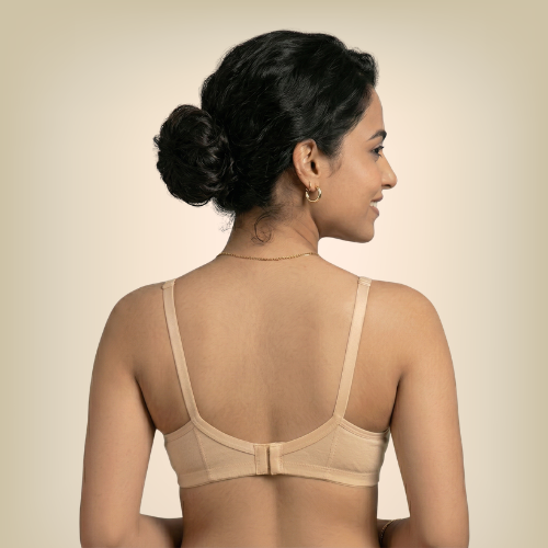Cotton-Rich Non-Padded Full Coverage Everyday Bra for Women