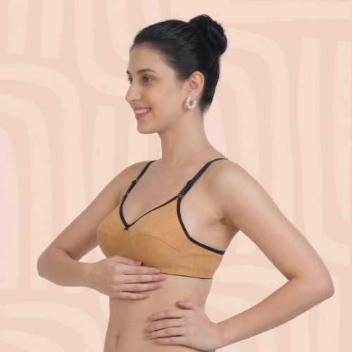 Cotton-Rich Lightly Padded Bra For Women