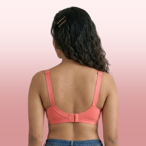 Cotton-Rich Non-Padded Full Coverage Everyday Bra for Women