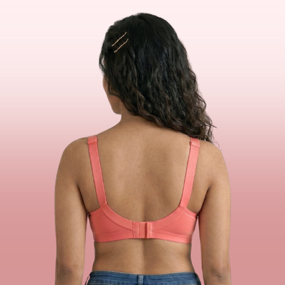 Cotton-Rich Non-Padded Full Coverage Everyday Bra for Women