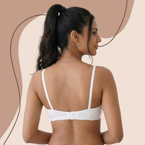Cotton-Rich Non-Padded Full Coverage Everyday Bra for Women
