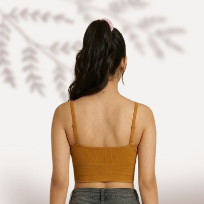 Cotton-Rich Full Coverage Padded Sports Bra For Women