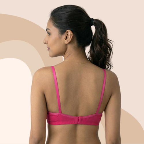 Cotton-Rich Non-Padded Full Coverage Everyday Bra for Women