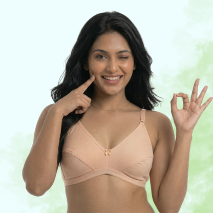 Cotton-Rich Non-Padded Full Coverage Everyday Bra for Women