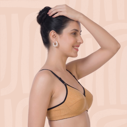 Cotton-Rich Lightly Padded Bra For Women
