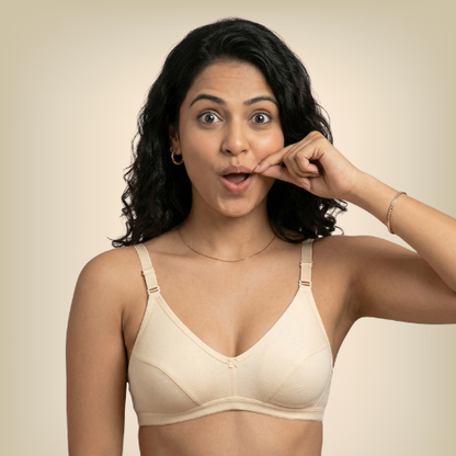 Cotton-Rich Non-Padded Full Coverage Everyday Bra for Women
