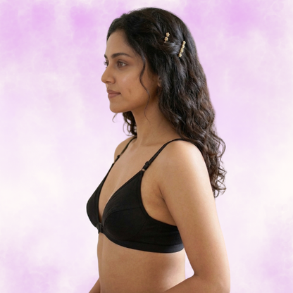 Cotton-Rich Non-Padded Full Coverage Everyday Bra for Women