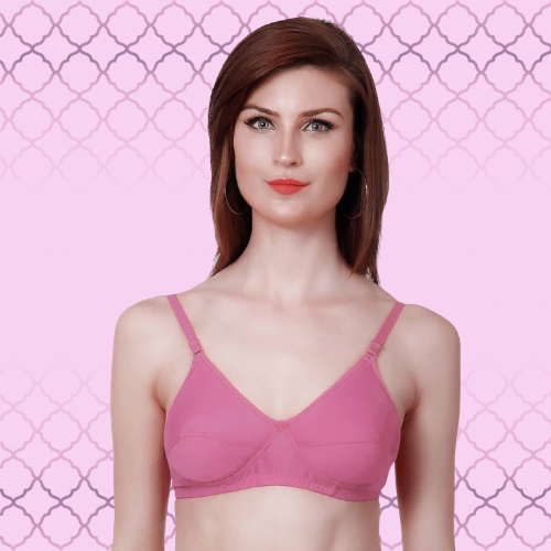 Cotton-Rich Lightly Padded Bra For Women
