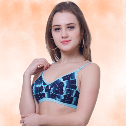 Cotton-Rich Non-Padded Full Coverage Everyday Bra for Women