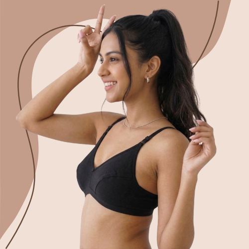 Cotton-Rich Non-Padded Full Coverage Everyday Bra for Women