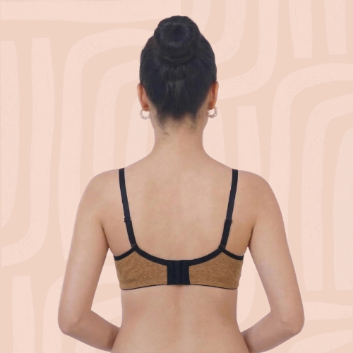 Cotton-Rich Lightly Padded Bra For Women