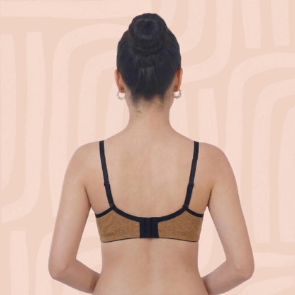 Cotton-Rich Lightly Padded Bra For Women
