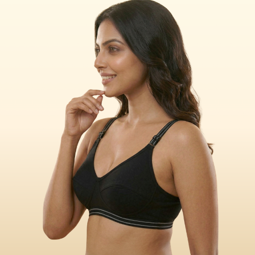 Cotton-Rich Non-Padded Full Coverage Everyday Bra for Women