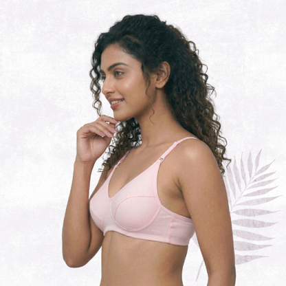 Cotton-Rich Non-Padded Full Coverage Everyday Bra for Women