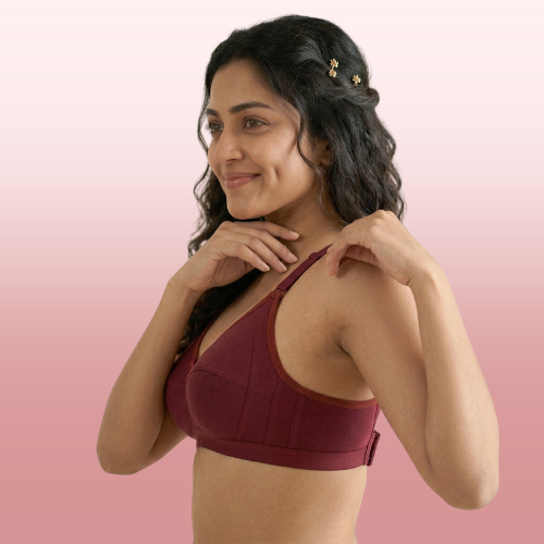 Cotton-Rich Non-Padded Full Coverage Everyday Bra for Women