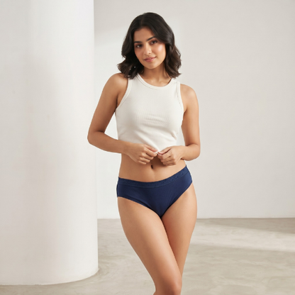 Cotton-Rich Low-Rise Bikini Panty For Women