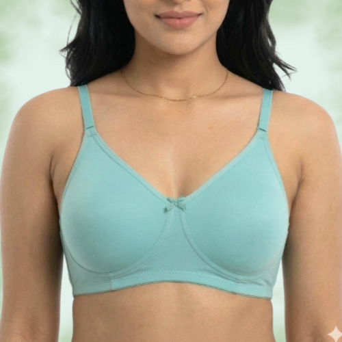Premium Lycra Solid Full Coverage T-Shirt Bra for Women