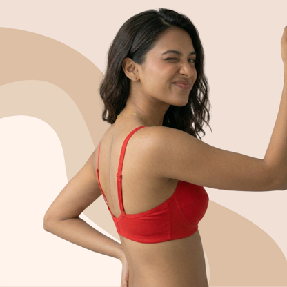 Cotton-Rich Non-Padded Full Coverage Everyday Bra for Women