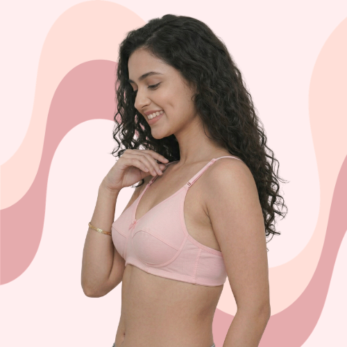 Cotton-Rich Non-Padded Full Coverage Everyday Bra for Women