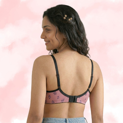 Cotton-Rich Non-Padded Full Coverage Everyday Bra for Women