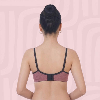 Cotton-Rich Lightly Padded Bra For Women