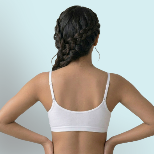 Cotton-Rich Full Coverage Solid Sports Bra For Women