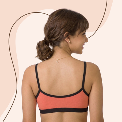 Cotton-Rich Full Coverage Sports Bra For Women