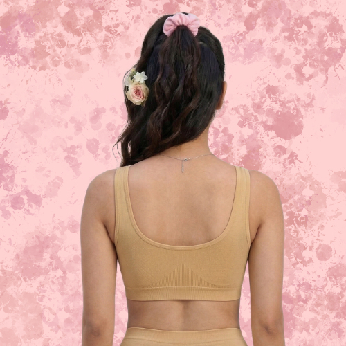 Spandex Full Coverage Solid Non-Padded Sports Bra For Women